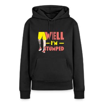 Ich bin ratlos Amputierte Amputierte Chirurgie - Frauen Premium Bio Hoodie - Schwarz - Vorne - Julia (174cm)