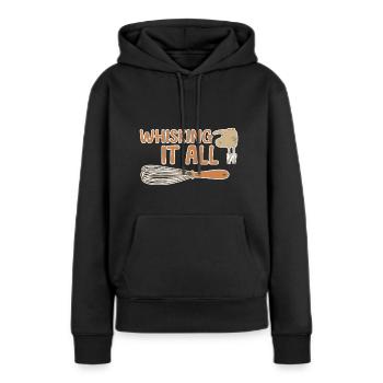 Fouetter tout 4 - Sweat à capuche Premium bio Femme - noir - Devant - Julia (174cm)