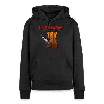 Halloween Horror - Frauen Premium Bio Hoodie - Schwarz - Vorne - Julia (174cm)