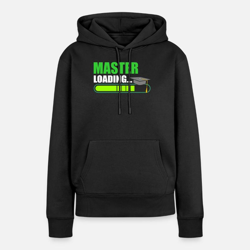 Master Chargement Master - Sweat à capuche Premium bio Femme - noir