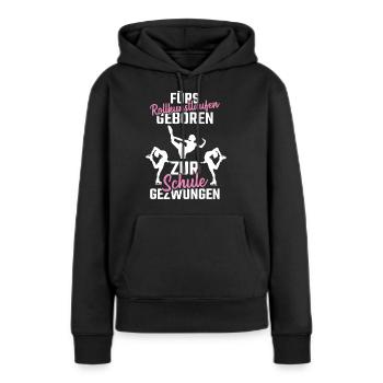 Rollkunstlauf Rollschuhlaufen Mädchen Geschenk - Frauen Premium Bio Hoodie - Schwarz - Vorne - Julia (174cm)