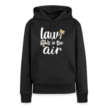 Anwalt Rechtsanwalt Jura Justiz Geschenk - Frauen Premium Bio Hoodie - Schwarz - Vorne - Julia (174cm)