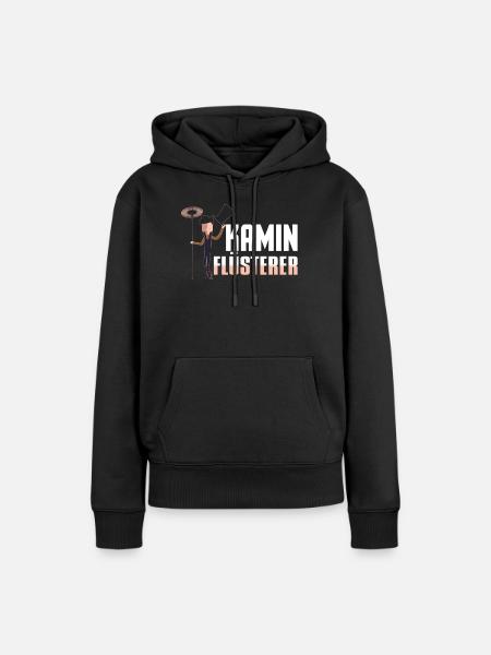 Schornsteinfeger - Kamin Flüsterer - Frauen Premium Bio Hoodie - Schwarz
