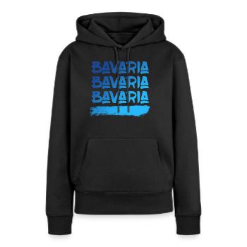 Bayern Bier Alkohol Goaßmaß Bierzelt - Frauen Premium Bio Hoodie - Schwarz - Vorne - Julia (174cm)