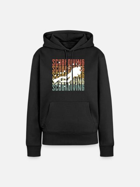 Scuba Diving - Frauen Premium Bio Hoodie - Schwarz
