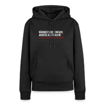 Grammatik Interpunktion Satzzeichen Lehrerin - Frauen Premium Bio Hoodie - Schwarz - Vorne - Julia (174cm)