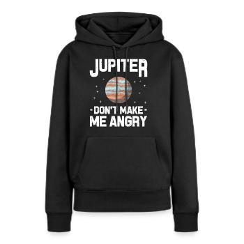 Astronomie - Frauen Premium Bio Hoodie - Schwarz - Vorne - Julia (174cm)
