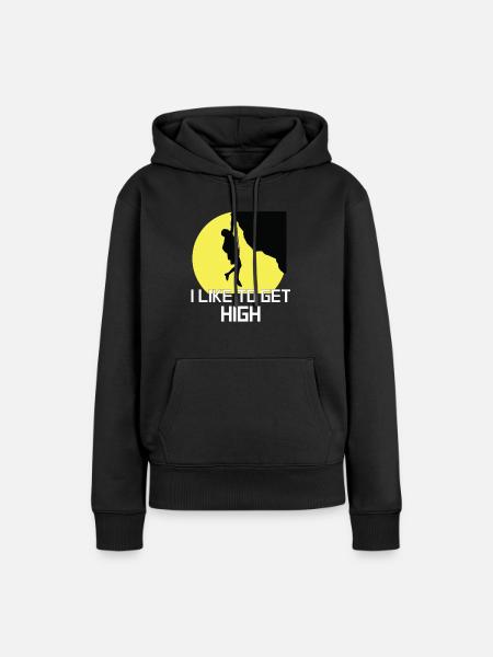 Rock Climbing - Frauen Premium Bio Hoodie - Schwarz