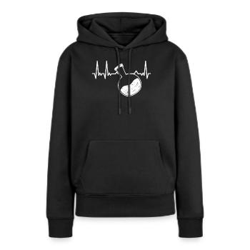 Chemie Chemiker Chemielabor Chemielaborant Labor - Frauen Premium Bio Hoodie - Schwarz - Vorne - Julia (174cm)
