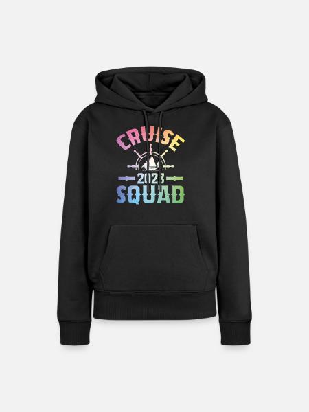 Kreuzfahrtgruppe 2023 - Frauen Premium Bio Hoodie - Schwarz