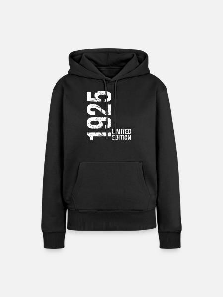 Limitierte Auflage von 1925 - Frauen Premium Bio Hoodie - Schwarz