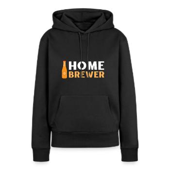 Home Brewer Beer Making Brewery / Brauer, Mälzer - Frauen Premium Bio Hoodie - Schwarz - Vorne - Julia (174cm)