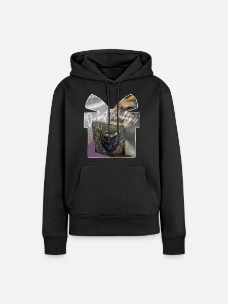 Du bist Wichtig - Frauen Premium Bio Hoodie - Schwarz