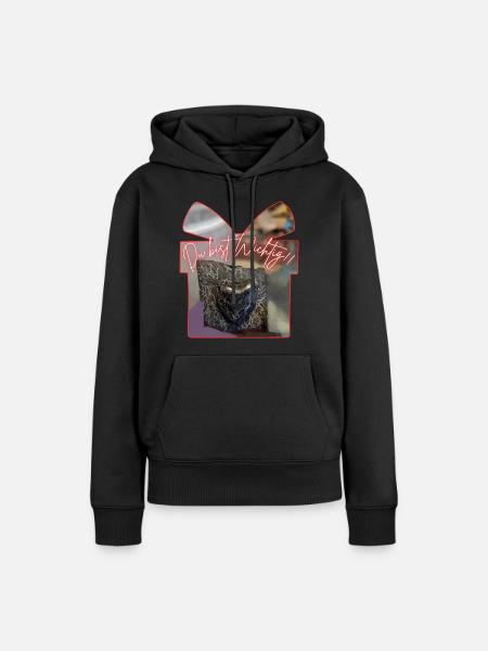 Du bist Wichtig - Frauen Premium Bio Hoodie - Schwarz