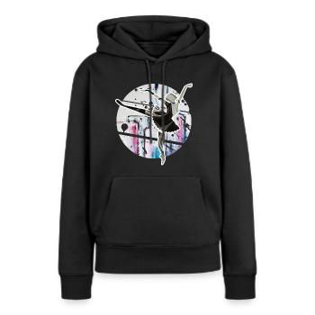 Ballett Danse - Frauen Premium Bio Hoodie - Schwarz - Vorne - Julia (174cm)