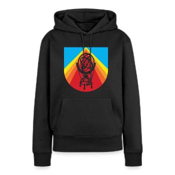Astrophysics Celestial Bodies Astrophysics - Women’s Premium Organic Hoodie - black - Front - Julia (174cm)