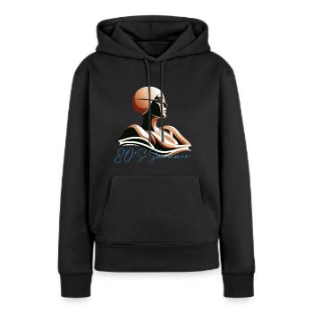 Swimmer - Women’s Premium Organic Hoodie - black - Front - Julia (174cm)