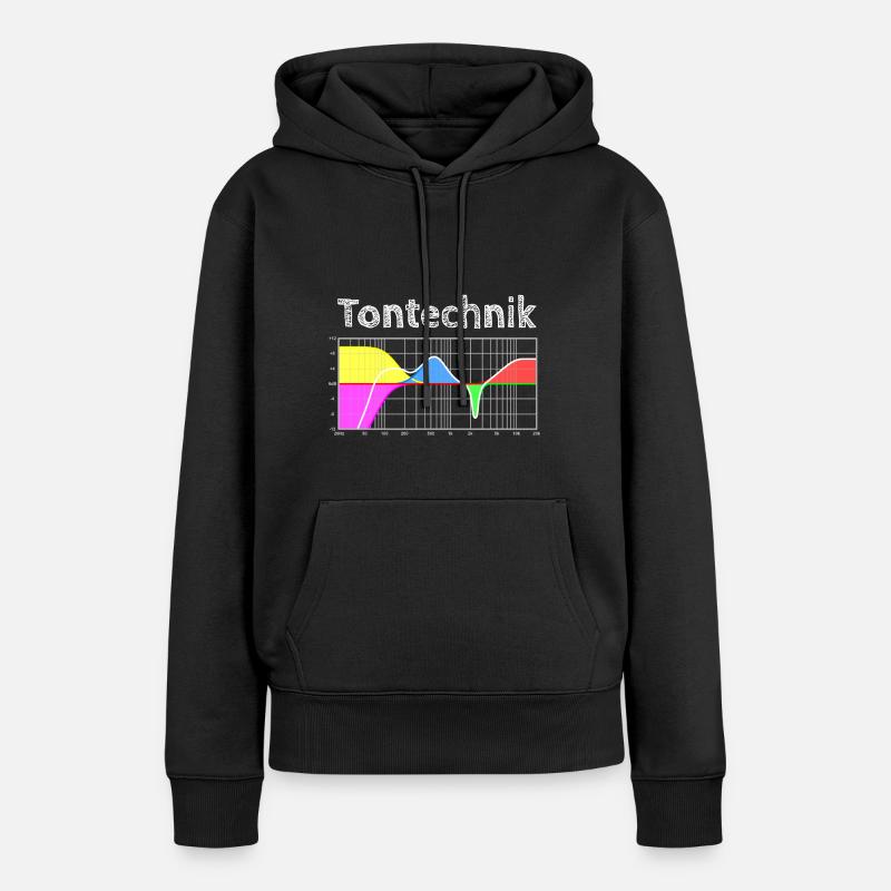 Tontechnik - Parametrischer Equalizer - Frauen Premium Bio Hoodie - Schwarz