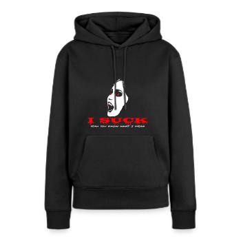 I Suck vampire's fun - Women’s Premium Organic Hoodie - black - Front - Julia (174cm)