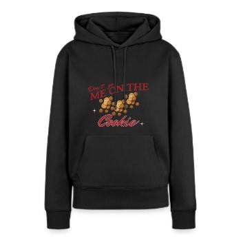 Cookie Keks - Frauen Premium Bio Hoodie - Schwarz - Vorne - Julia (174cm)
