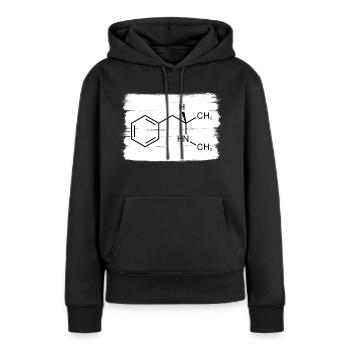 Crystal Meth - Frauen Premium Bio Hoodie - Schwarz - Vorne - Julia (174cm)