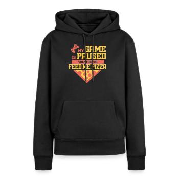 Gaming Gaming Gaming Gaming Gaming Gaming - Sweat à capuche Premium bio Femme - noir - Devant - Julia (174cm)