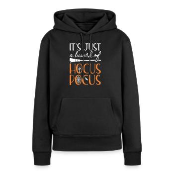 Es ist nur ein Haufen Hocus Pocus Halloween - Frauen Premium Bio Hoodie - Schwarz - Vorne - Julia (174cm)
