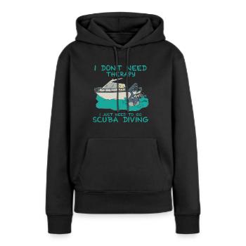 Scuba Diving - Frauen Premium Bio Hoodie - Schwarz - Vorne - Julia (174cm)