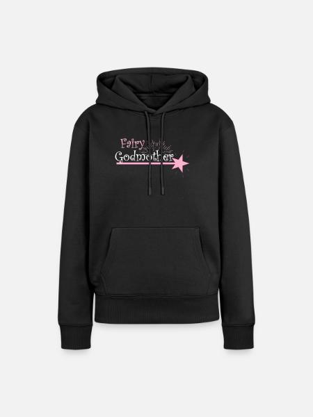 Goede fee meter glitters shirt - Vrouwen Premium Bio hoodie - zwart