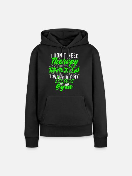 Fitnesstudio - Frauen Premium Bio Hoodie - Schwarz