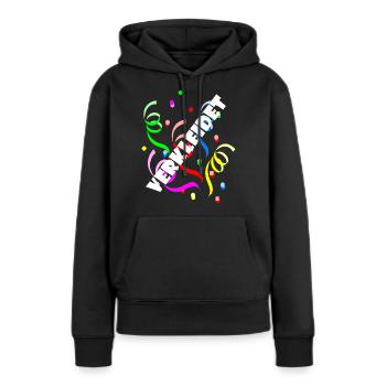dressed up snake carnival north german - Women’s Premium Organic Hoodie - black - Front - Julia (174cm)