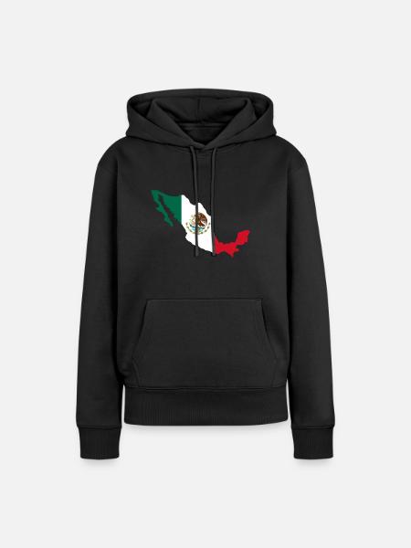 Mexiko - Mexico - México - Frauen Premium Bio Hoodie - Schwarz