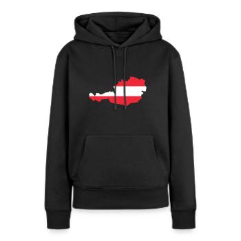 Autriche - Autriche - Sweat à capuche Premium bio Femme - noir - Devant - Julia (174cm)