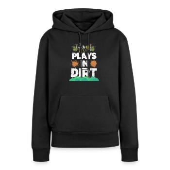 Gartenarbeit - Frauen Premium Bio Hoodie - Schwarz - Vorne - Julia (174cm)
