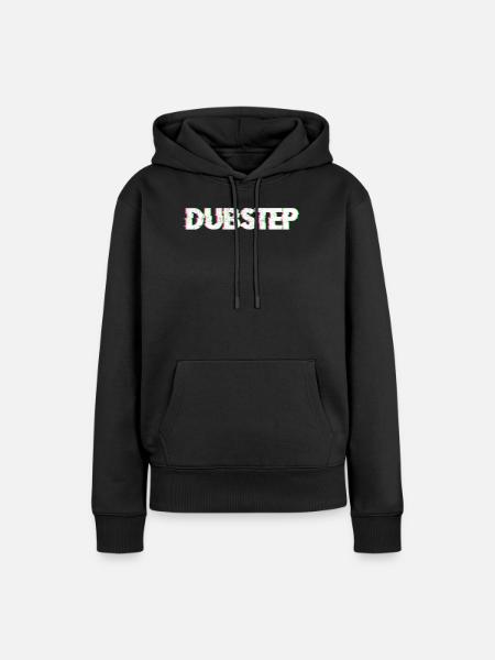 Dubstep - Frauen Premium Bio Hoodie - Schwarz