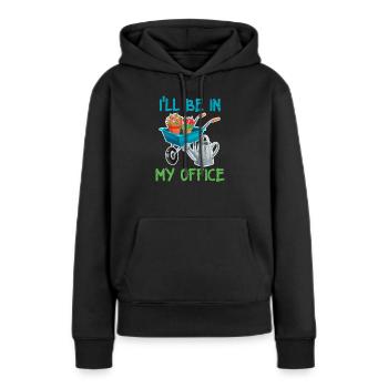 Gartenarbeit - Frauen Premium Bio Hoodie - Schwarz - Vorne - Julia (174cm)