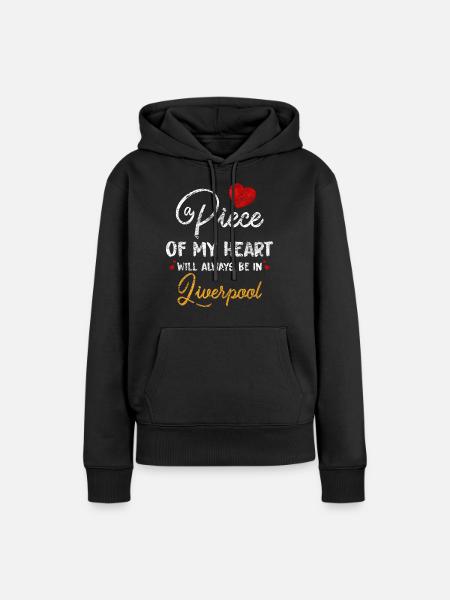 Liverpool - Frauen Premium Bio Hoodie - Schwarz