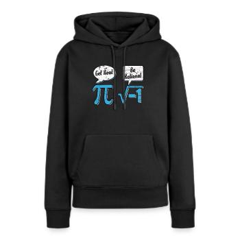 Mathematik Mathe Mathematiker Experiment geschenk - Frauen Premium Bio Hoodie - Schwarz - Vorne - Julia (174cm)