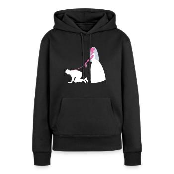Junggesellinnenabschied - Frauen Premium Bio Hoodie - Schwarz - Vorne - Julia (174cm)