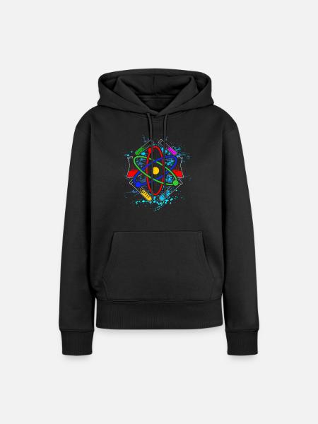 Chemie - Frauen Premium Bio Hoodie - Schwarz
