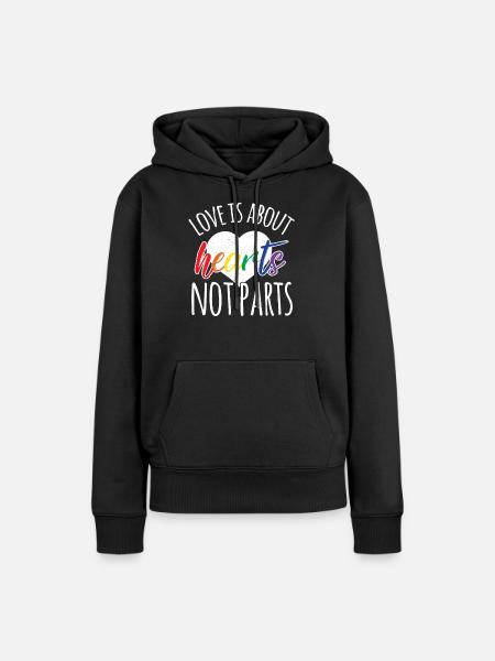 lgBT - Frauen Premium Bio Hoodie - Schwarz