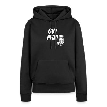 Gut Pfad Pfadfinder lustiges Geschenk - Frauen Premium Bio Hoodie - Schwarz - Vorne - Julia (174cm)