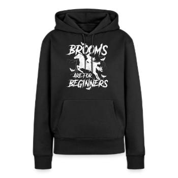 Halloween witch rider on the horse - Women’s Premium Organic Hoodie - black - Front - Julia (174cm)