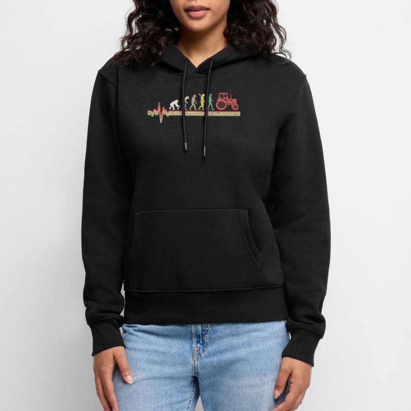 Bauer EKG Evolution Geschenkidee Frauen Premium Bio Hoodie