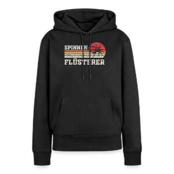 Spinne - Spinnen Flüsterer - Frauen Premium Bio Hoodie - Schwarz - Vorne - Julia (174cm)