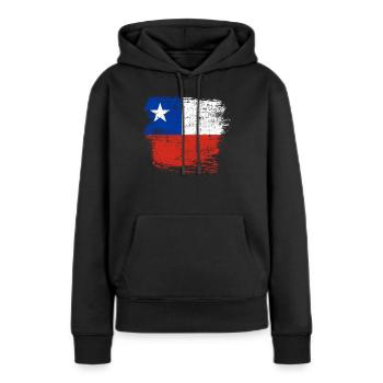 Chili - Sweat à capuche Premium bio Femme - noir - Devant - Julia (174cm)