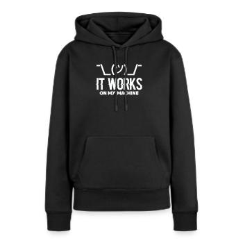 Programmierer Programmieren Coder Code Geschenk - Frauen Premium Bio Hoodie - Schwarz - Vorne - Julia (174cm)