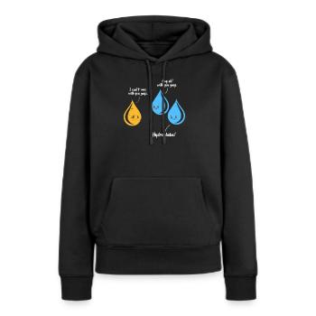 Chemie Wissenschaft Physik Science Labor Geschenk - Frauen Premium Bio Hoodie - Schwarz - Vorne - Julia (174cm)