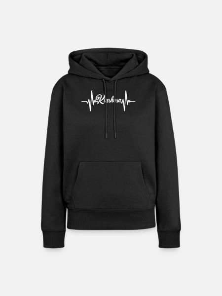 Kinshasa Congo Congo Afrique Afrique cadeau - Sweat à capuche Premium bio Femme - noir