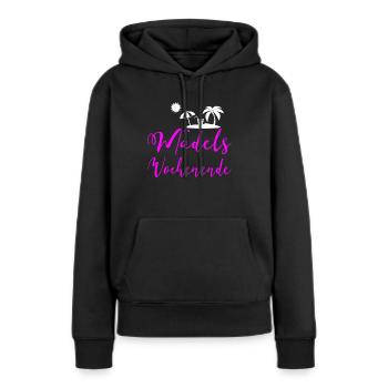 Mädelswochenende Mädelstrip Girls Trip Weekend - Frauen Premium Bio Hoodie - Schwarz - Vorne - Julia (174cm)